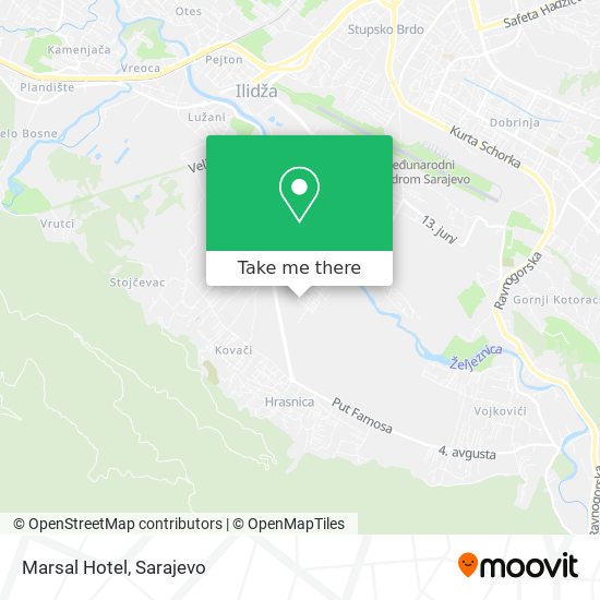 Marsal Hotel map
