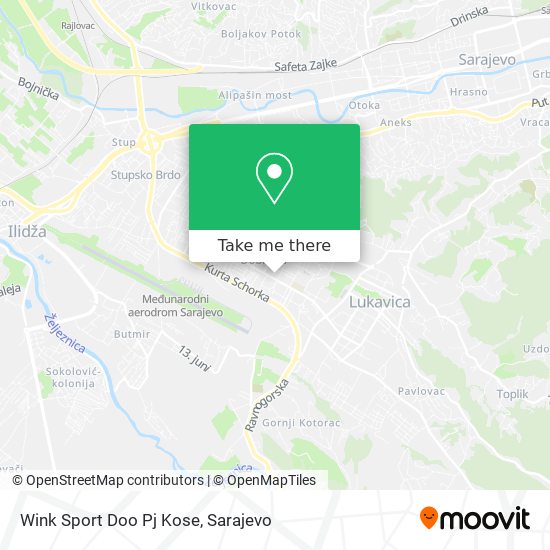 Wink Sport Doo Pj Kose map
