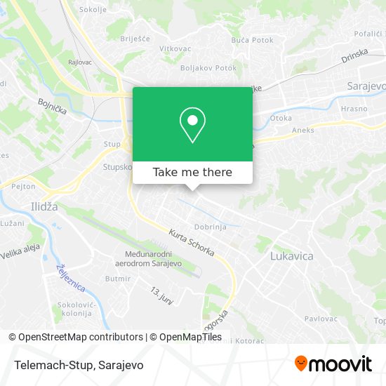Telemach-Stup mapa