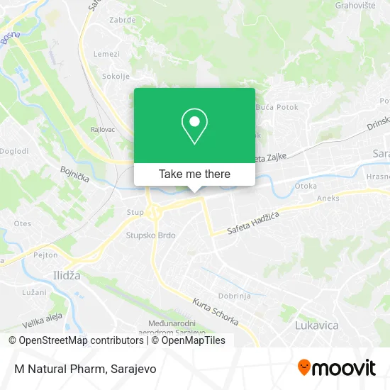 M Natural Pharm map