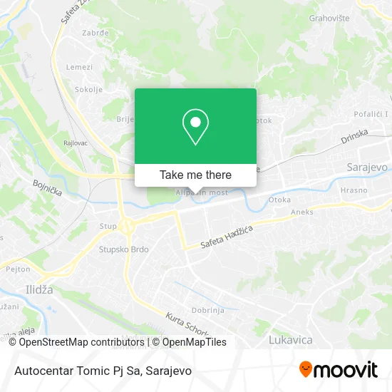 Autocentar Tomic Pj Sa map