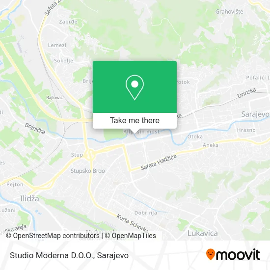 Studio Moderna D.O.O. map