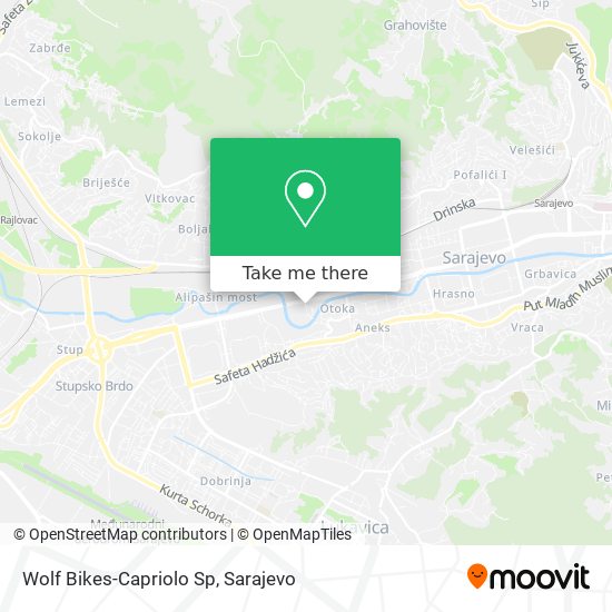 Wolf Bikes-Capriolo Sp map