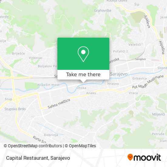 Capital Restaurant map