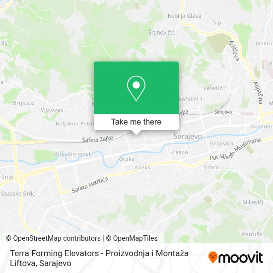 Terra Forming Elevators - Proizvodnja i Montaža Liftova map