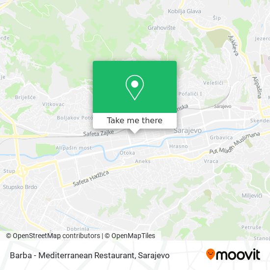 Barba - Mediterranean Restaurant mapa