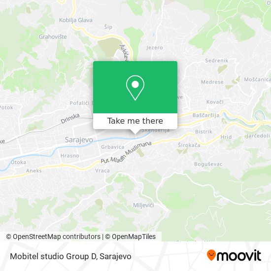 Mobitel studio Group D mapa