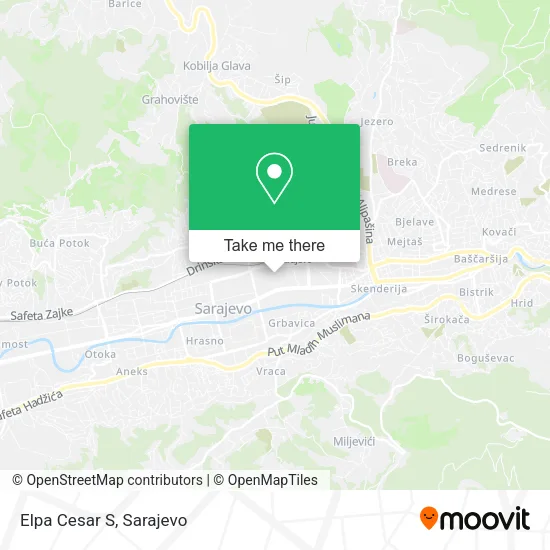 Elpa Cesar S mapa