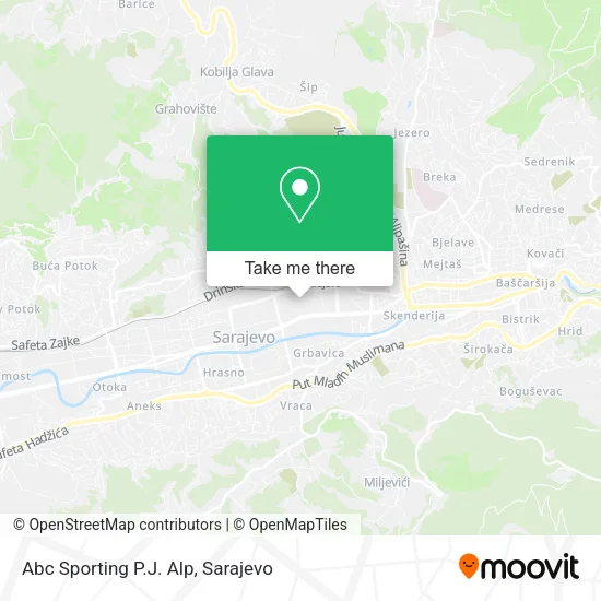 Abc Sporting P.J. Alp map