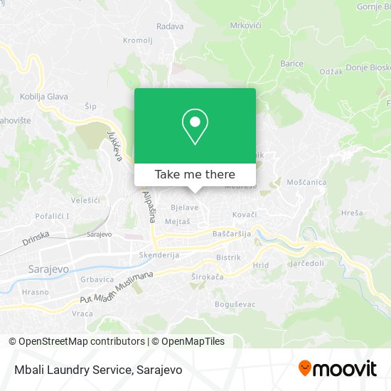 Mbali Laundry Service mapa