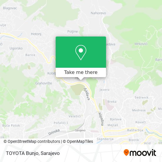 TOYOTA Bunjo map