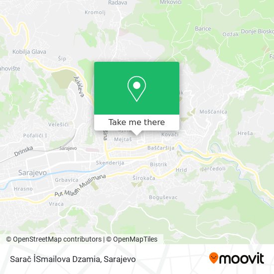 Sarač İSmailova Dzamia map