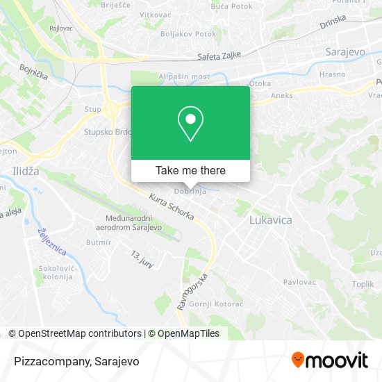 Pizzacompany map