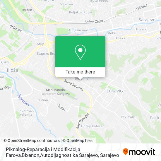 Piknalog-Reparacija i Modifikacija Farova,Bixenon,Autodijagnostika Sarajevo map