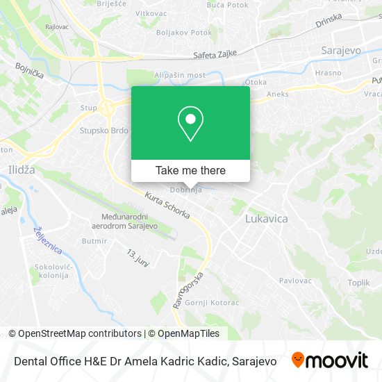 Dental Office H&E Dr Amela Kadric Kadic map