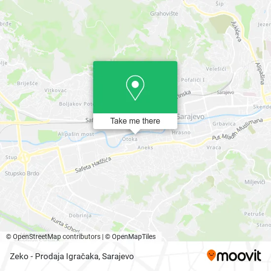 Zeko - Prodaja Igračaka map