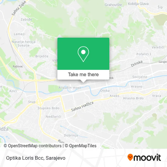 Optika Loris Bcc mapa