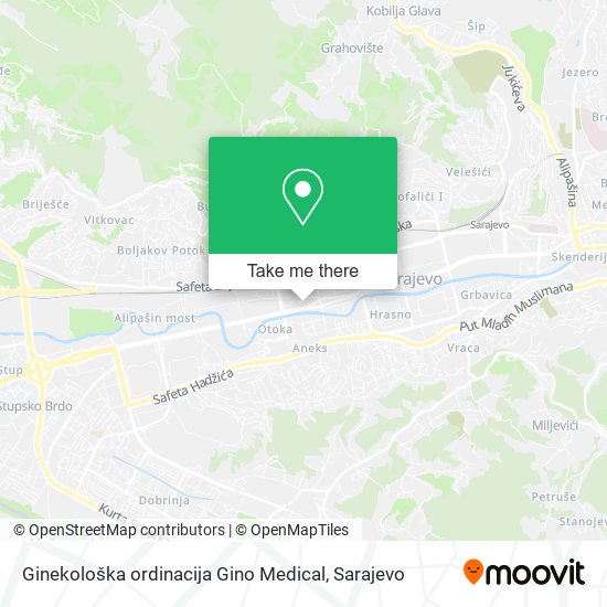 Ginekološka ordinacija Gino Medical map