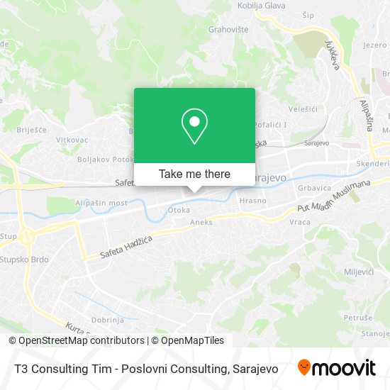 T3 Consulting Tim - Poslovni Consulting map