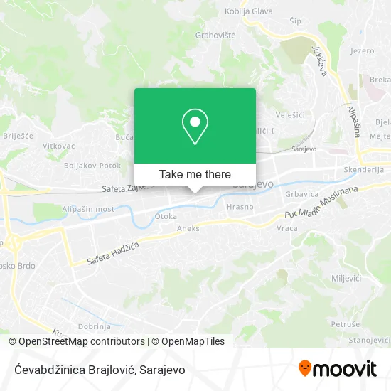Ćevabdžinica Brajlović map