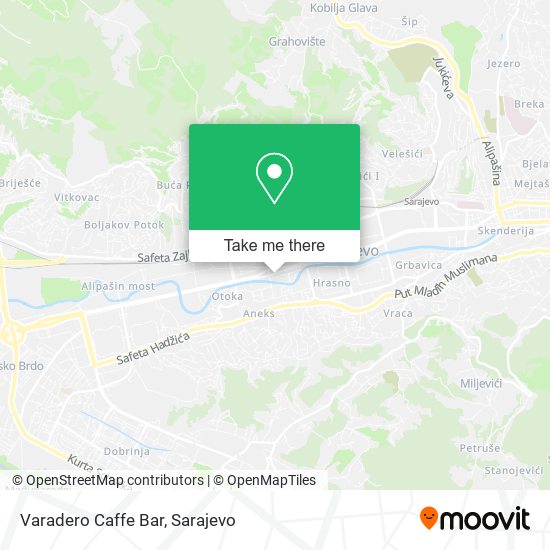 Varadero Caffe Bar mapa