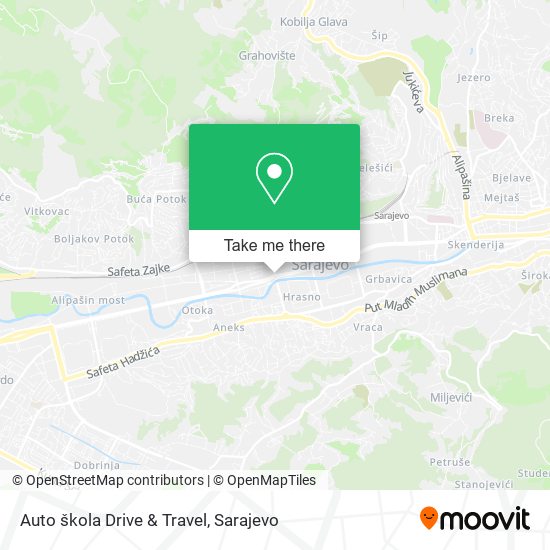 Auto škola Drive & Travel map