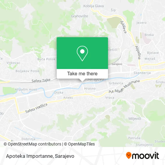 Apoteka Importanne map