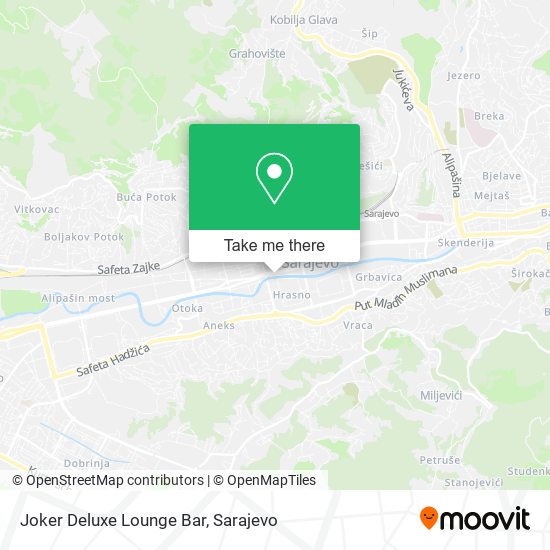 Joker Deluxe Lounge Bar mapa