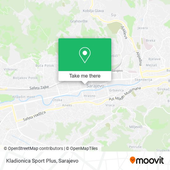 Kladionica Sport Plus mapa