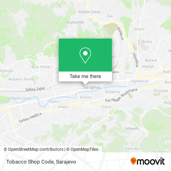 Tobacco Shop Code map