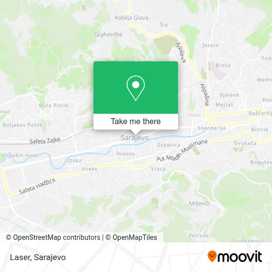 Laser mapa