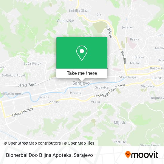 Bioherbal Doo Biljna Apoteka map