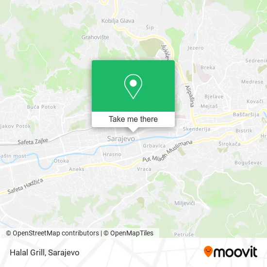 Halal Grill map