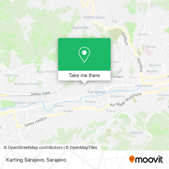Karta Karting Sarajevo