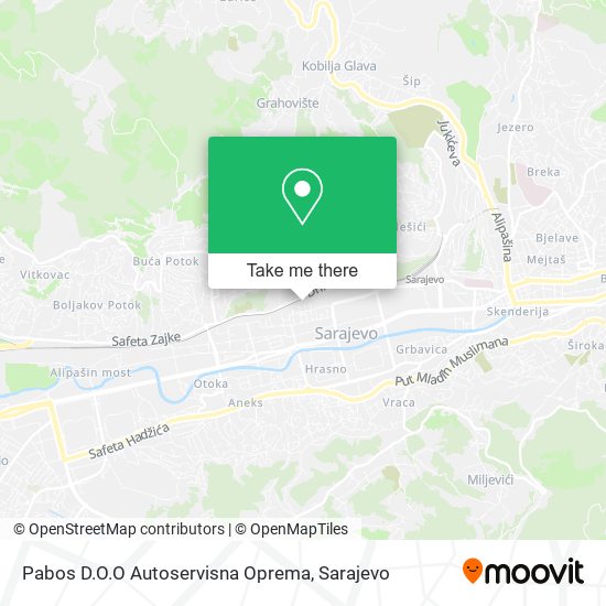 Pabos D.O.O Autoservisna Oprema map