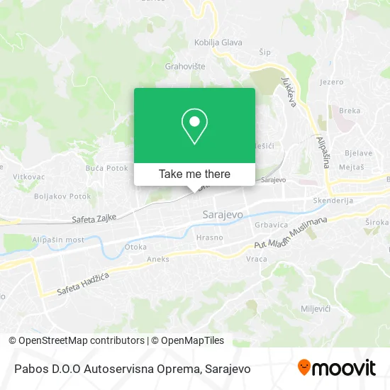 Pabos D.O.O Autoservisna Oprema map