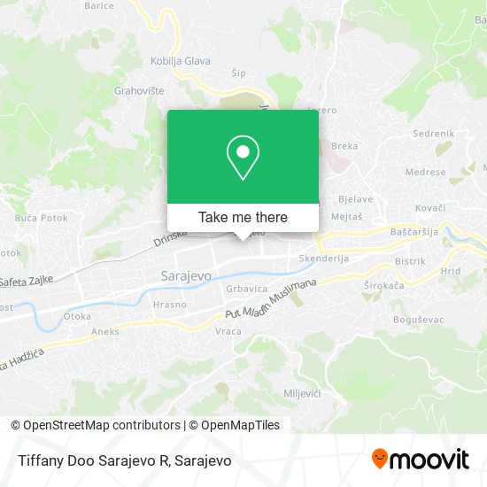 Tiffany Doo Sarajevo R map