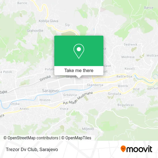 Trezor Dv Club mapa