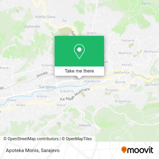 Apoteka Monis map