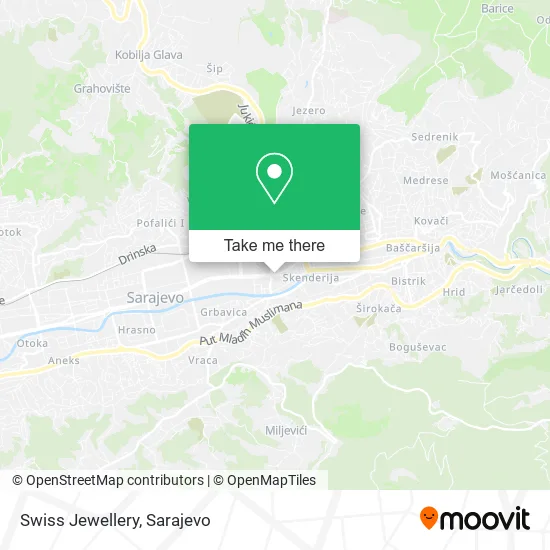Swiss Jewellery map