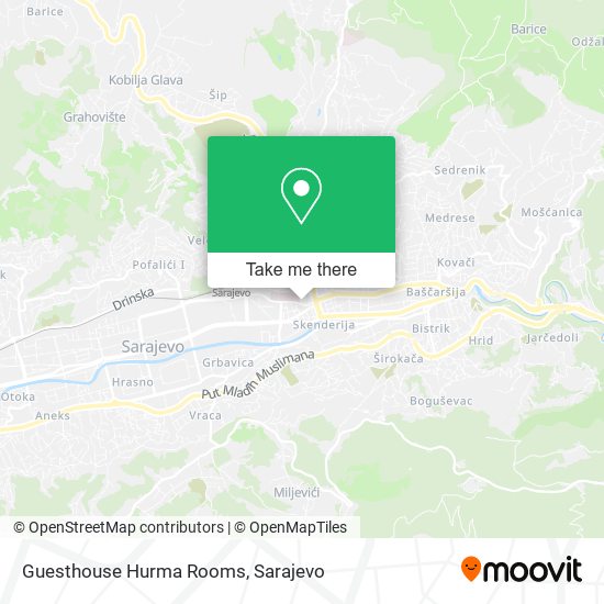 Guesthouse Hurma Rooms map