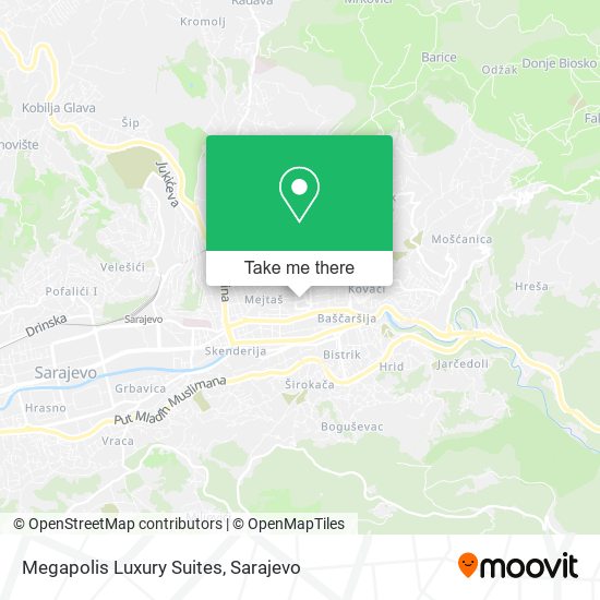 Megapolis Luxury Suites mapa