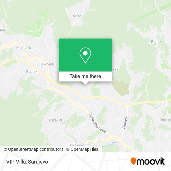VIP Villa mapa