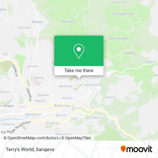Terry's World map