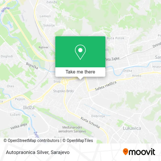 Autopraonica Silver mapa