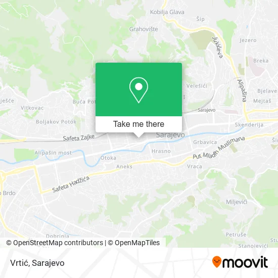 Vrtić map