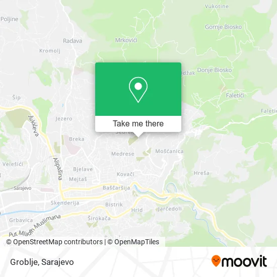 Groblje map