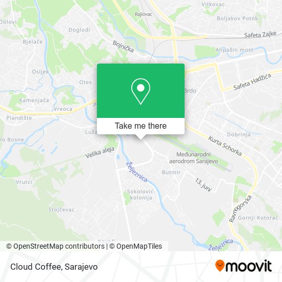 Cloud Coffee map