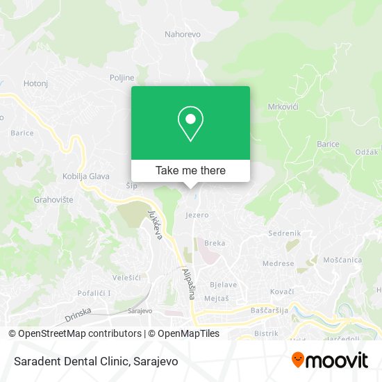 Saradent Dental Clinic mapa