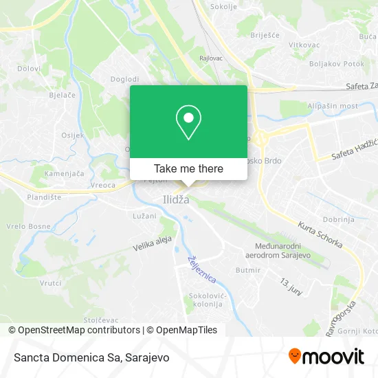 Sancta Domenica Sa map